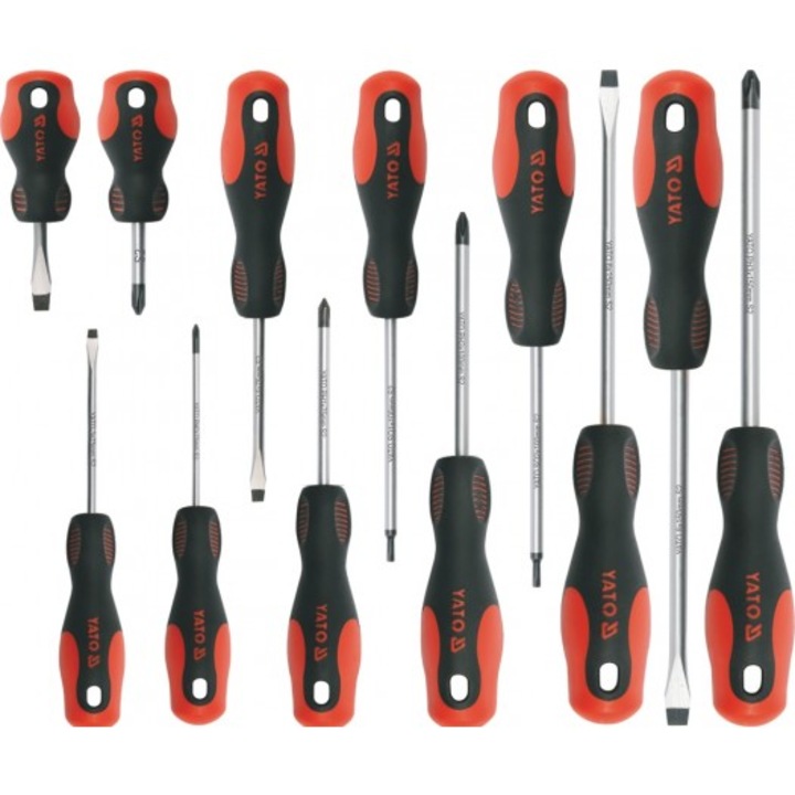 Yato lakatos csavarhúzó készlet, 12 db