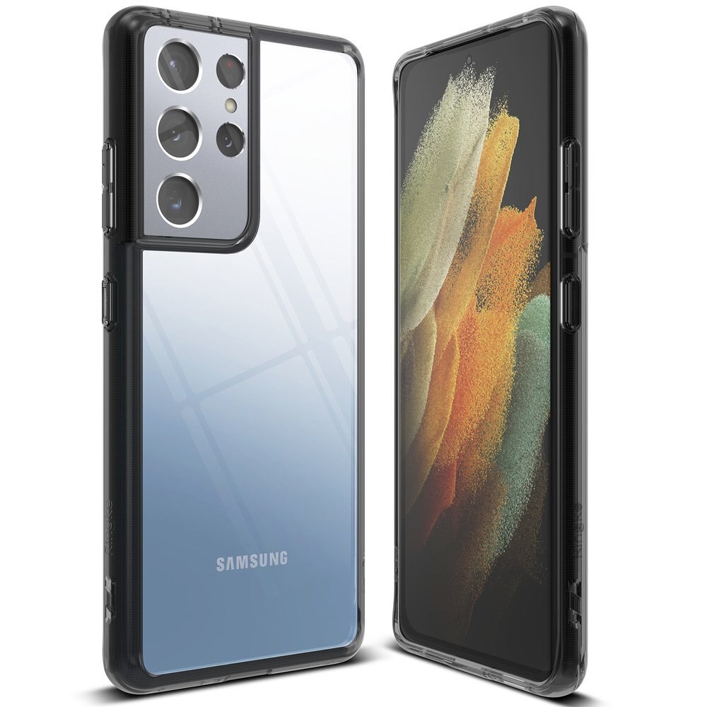 Husa pentru Samsung S21 Ultra Ringke Fusion PC grey