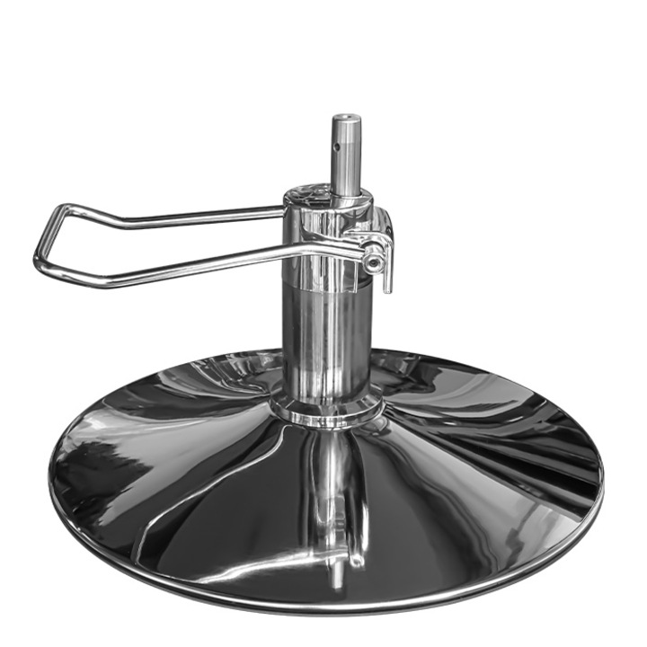 Кръгла основа с хидравличен крик за фризьорски стол WW7, Метал, 52 cm