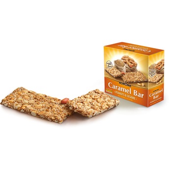 Pachet 15 batoane de arahide, caramel si susan Korona, 15x60 g Pachet 15 batoane de arahide, caramel si susan Korona, 15x60 g