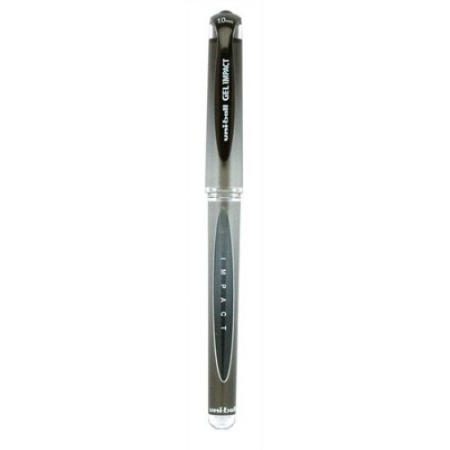 Uni-Ball Gel-Tintenroller Impact UM-153 – 4 Stück, Weiß, 0,6 Mm Metallspitze, Free Ink System