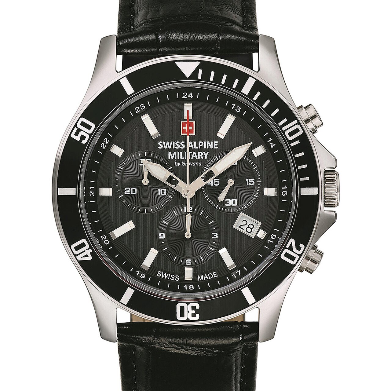 Ceas barbatesc Swiss Military 7022.9537, Quartz, 42mm, 10ATM, Argintiu