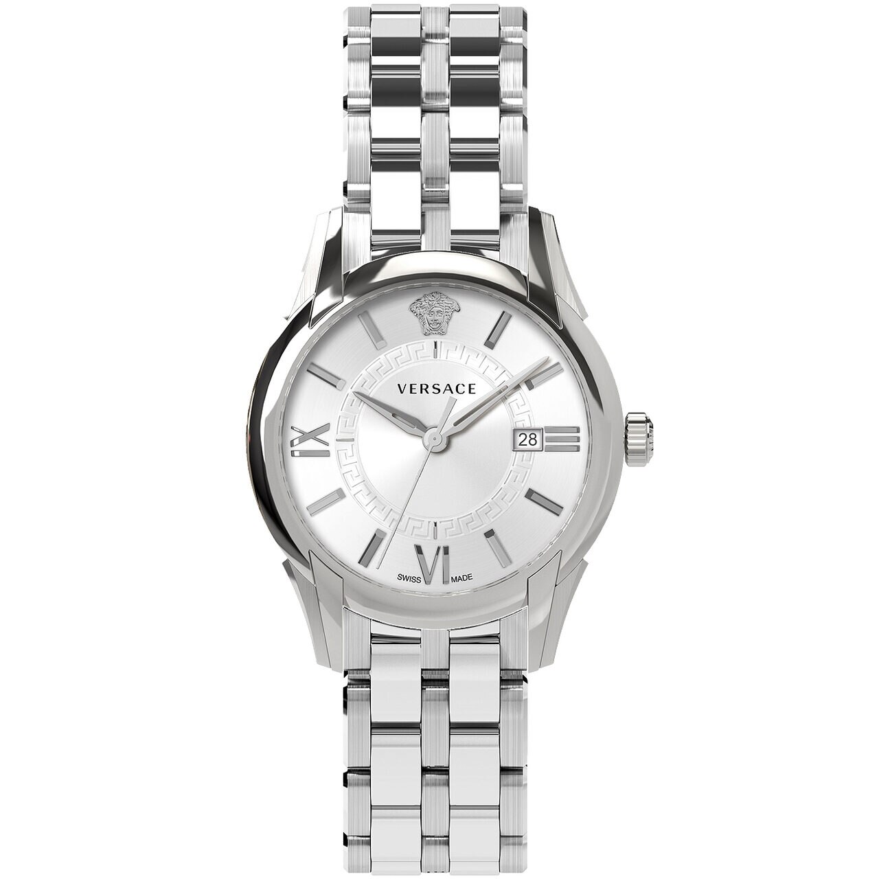 Ceas barbatesc Versace VEUA00520, Quartz, 42mm, 5ATM, Argintiu