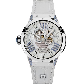 Ceas de dama Haemmer GL-300-W, Automatic, 45mm, 10ATM, Argintiu Ceas de dama Haemmer GL-300-W, Automatic, 45mm, 10ATM, Argintiu