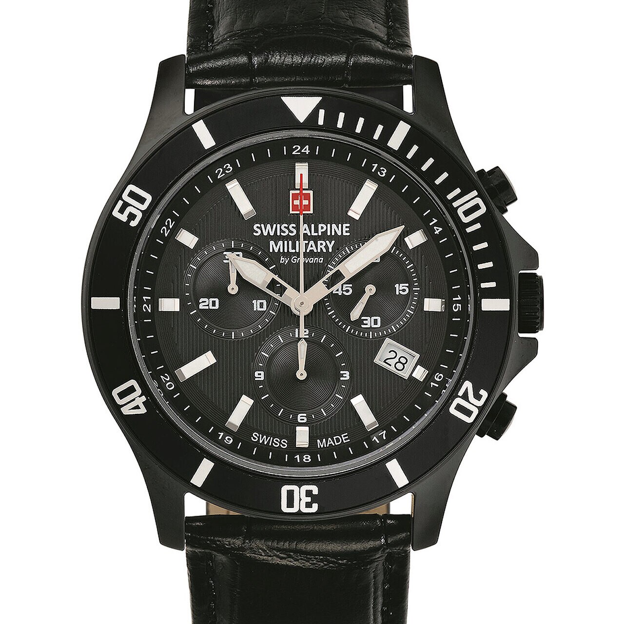 Ceas barbatesc Swiss Military 7022.9577, Quartz, 42mm, 10ATM, Negru