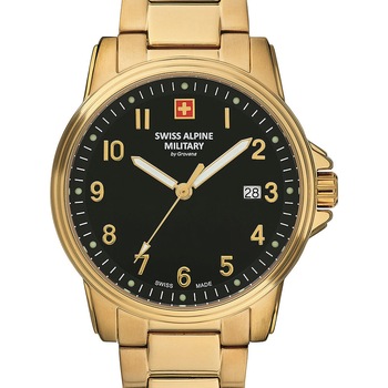 Ceas barbatesc Swiss Military 7011.1117, Quartz, 40mm, 10ATM, Auriu Ceas barbatesc Swiss Military 7011.1117, Quartz, 40mm, 10ATM, Auriu