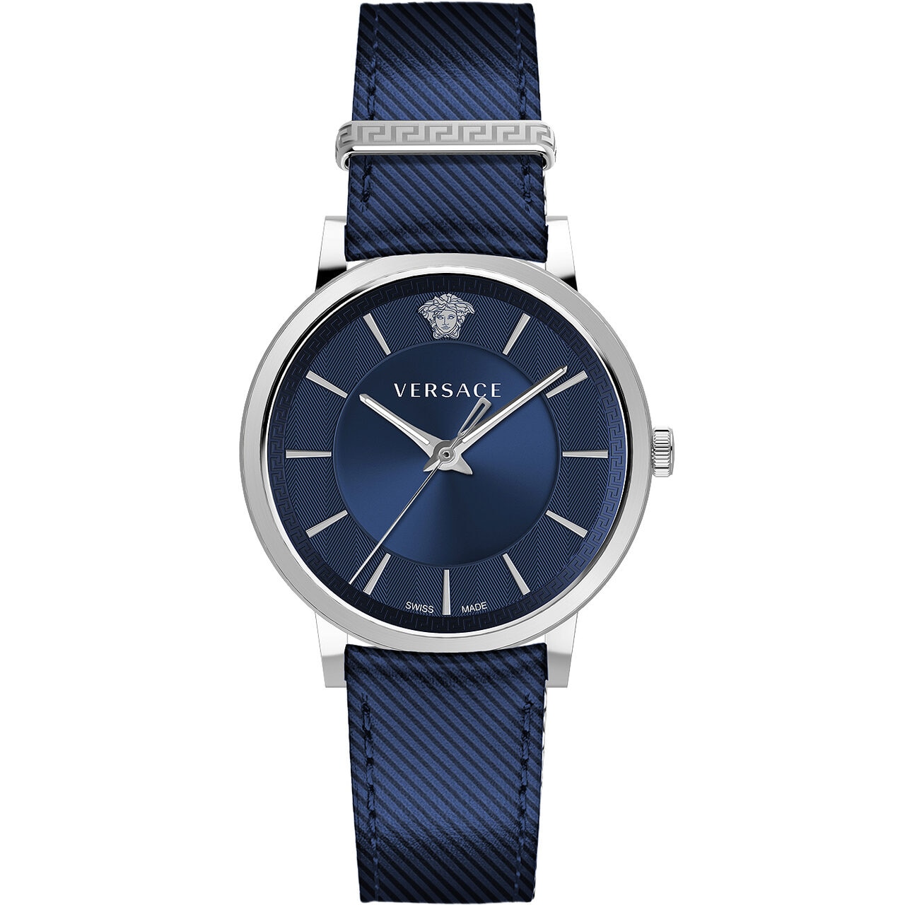 Ceas barbatesc Versace VE5A00120, Quartz, 42mm, 5ATM, Argintiu