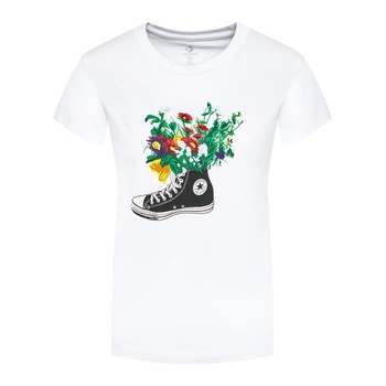 Tricou Converse Flowers Are Blooming, Alb Tricou Converse Flowers Are Blooming, Alb
