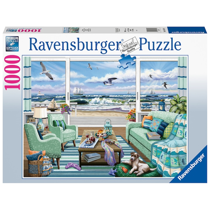 Ravensburger Puzzle, Kilátás a tengerpartra, 1000 db