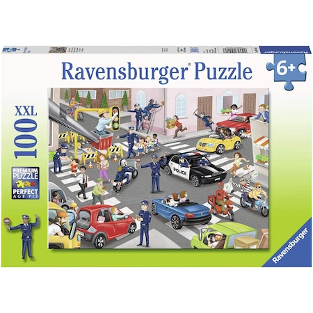 Ravensburger XXL puzzle, 100 db-os - Rendőrségi járőrözés