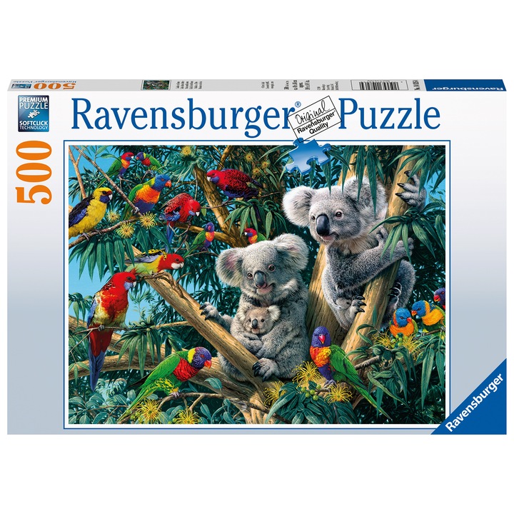Пъзел Ravensburger - Коала в дървото, 500 части