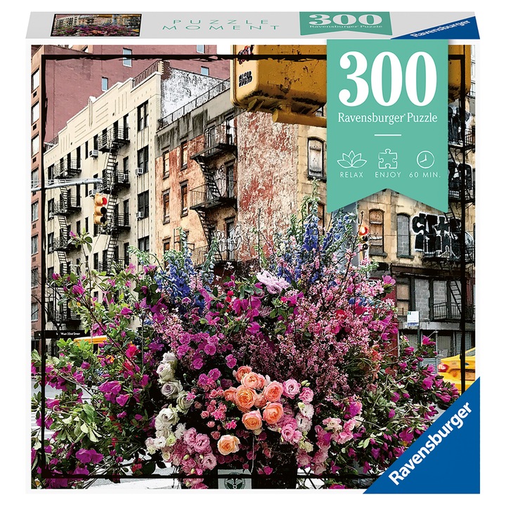 Puzzle Ravensburger - Moment, Flori in New York, 300 piese