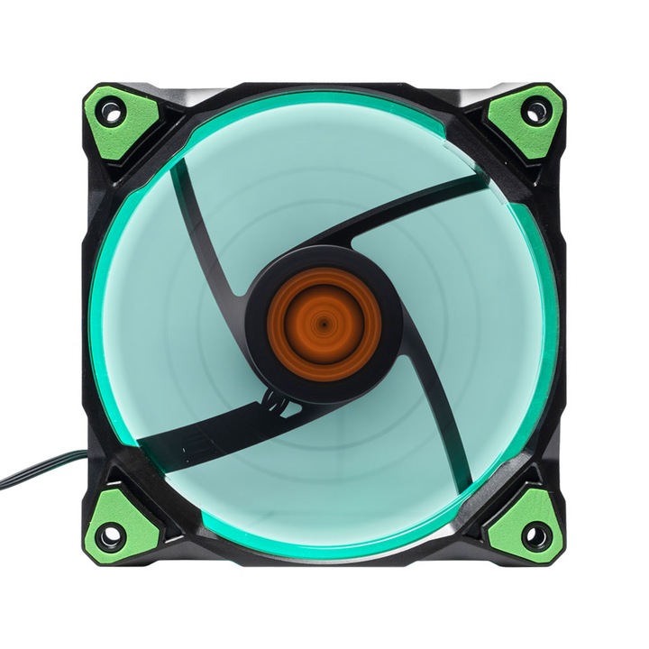 Вентилатор Delphi, 120mm, LED, MOLEX, Черен