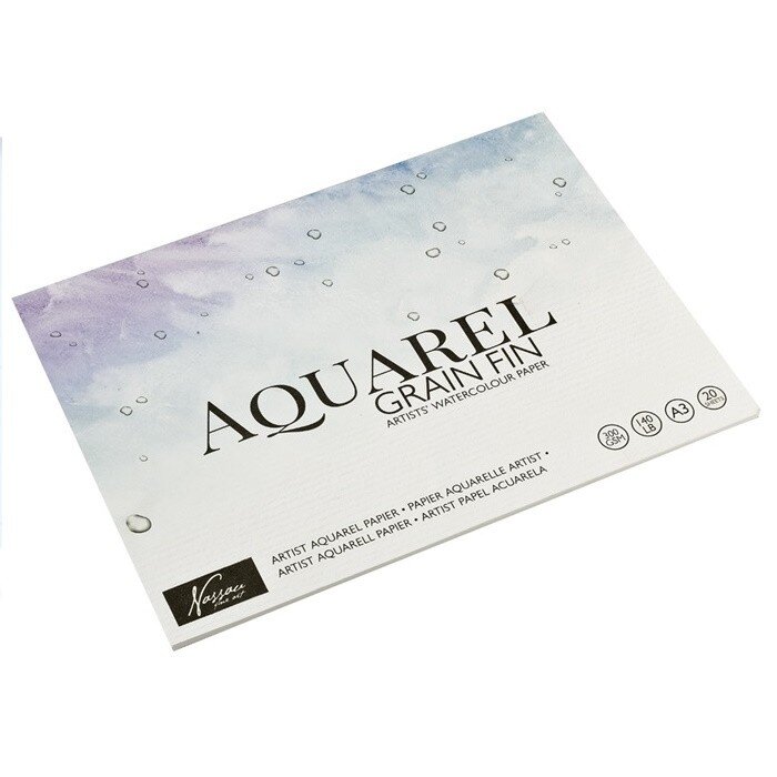 Bloc desen Aquarel A3 20 file 300g/mp Nassau Fine art