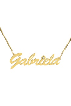 Colier aur galben 14K, Coriolan, nume Gabriela, diamant 0.01 carate GVS1, 42-45 cm Colier aur galben 14K, Coriolan, nume Gabriela, diamant 0.01 carate GVS1, 42-45 cm