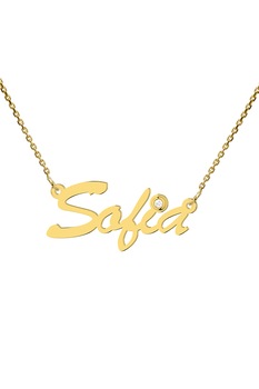 Colier aur galben 14K, Coriolan, nume Sofia, diamant 0.01 carate GVS1, 42-45 cm Colier aur galben 14K, Coriolan, nume Sofia, diamant 0.01 carate GVS1, 42-45 cm