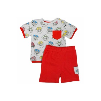 Compleu bebe, 2 piese, Paw Patrol, rosu Compleu bebe, 2 piese, Paw Patrol, rosu