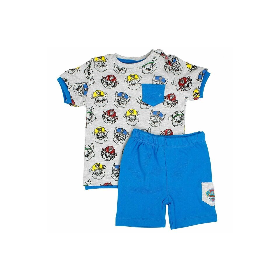 Compleu bebe, 2 piese, Paw Patrol, albastru