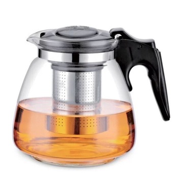 Ceainic EDAR® din sticla termorezistenta, filtru, infuzor, 1100 ml Ceainic EDAR® din sticla termorezistenta, filtru, infuzor, 1100 ml