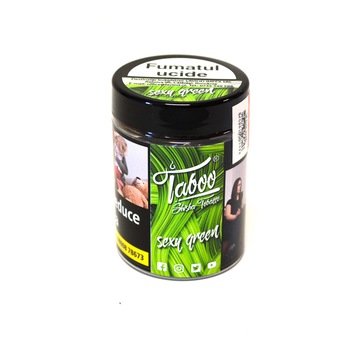 Tutun narghilea, Sexy Green, Taboo, menta, clorofila (50g) Tutun narghilea, Sexy Green, Taboo, menta, clorofila (50g)