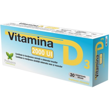 Vitamina D3 2000 UI *30 cp Vitamina D3 2000 UI *30 cp