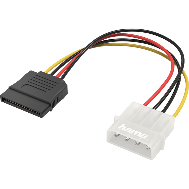 Hama 5,25" adapter - SATA, tápegység