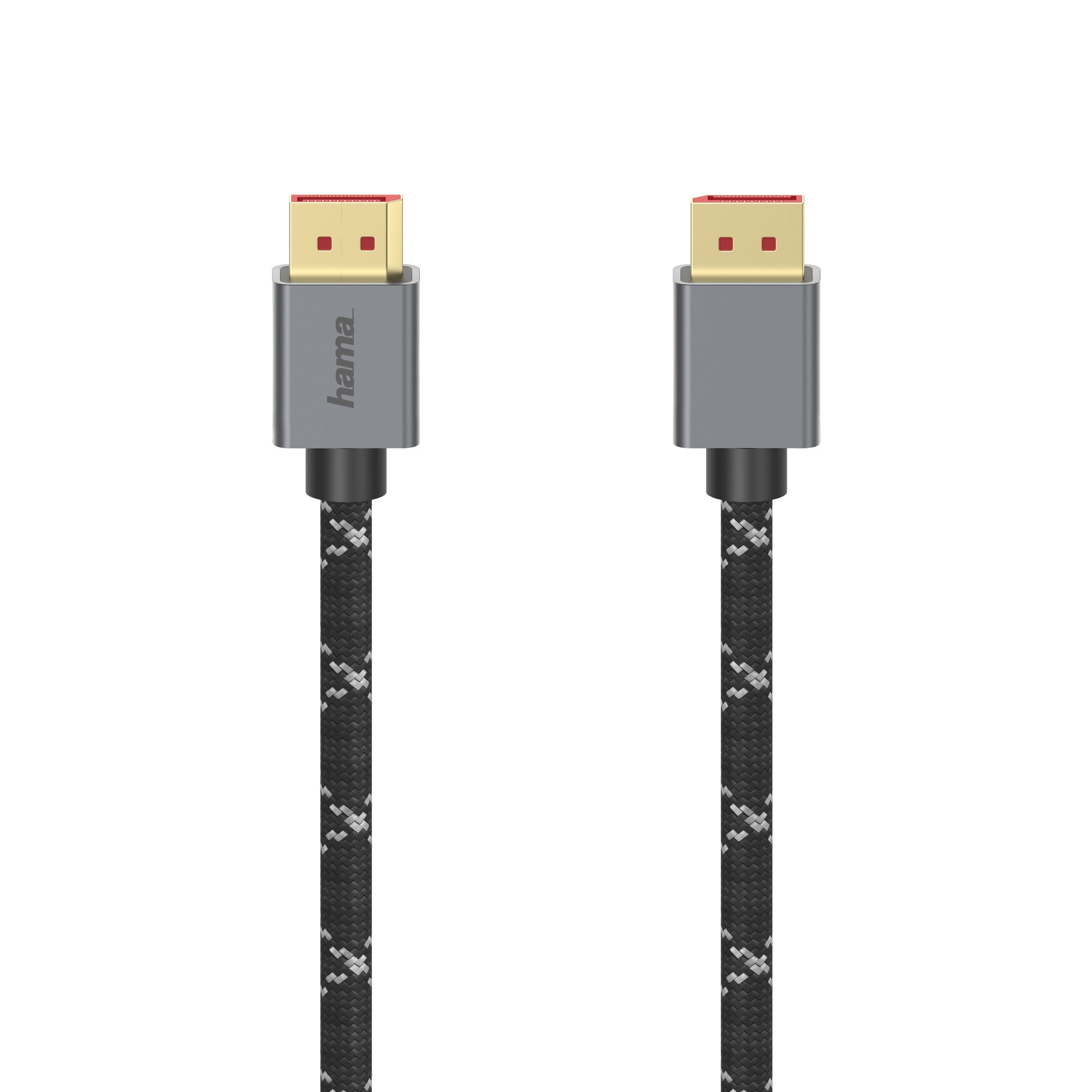 Cablu DisplayPort Hama, DP 1.4, Ultra-HD 8K, Alu, 2,00 m