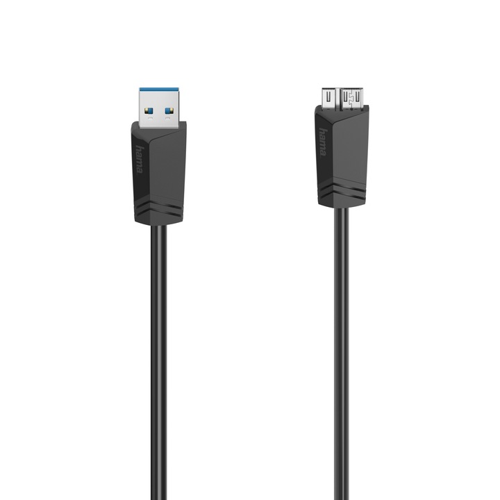 Кабел Micro-USB Hama, USB 3.0, 5 Gbit/s, 1.5 м