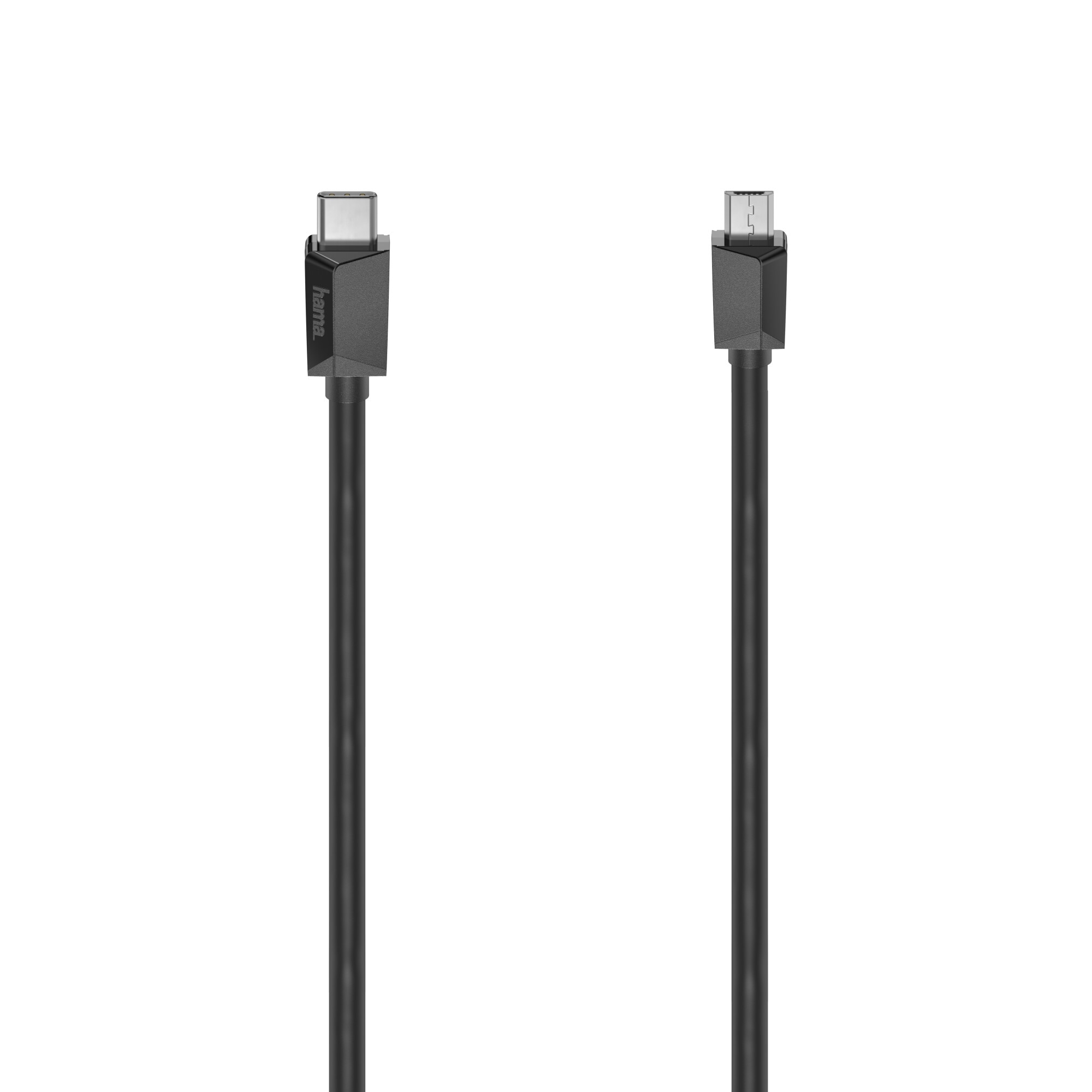 Cablu USB-C Hama USB-C - micro-USB, USB 2.0, 480 Mbit / s, 0,75 m