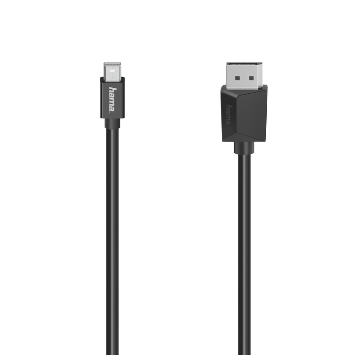 Hama Mini-DP - DisplayPort видео кабел, Ultra-HD 4K, 1.50м