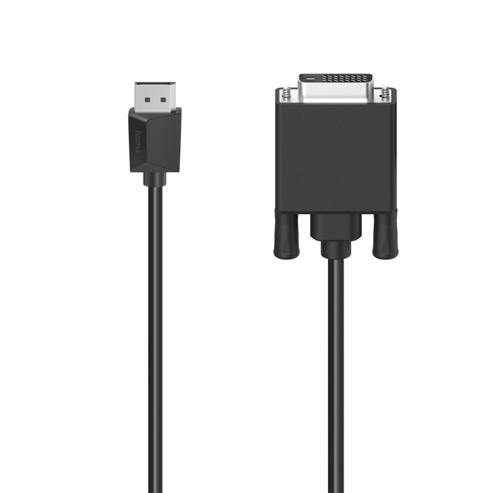 Hama DisplayPort - DVI видео кабел, Ultra-HD 4K, 1.50м