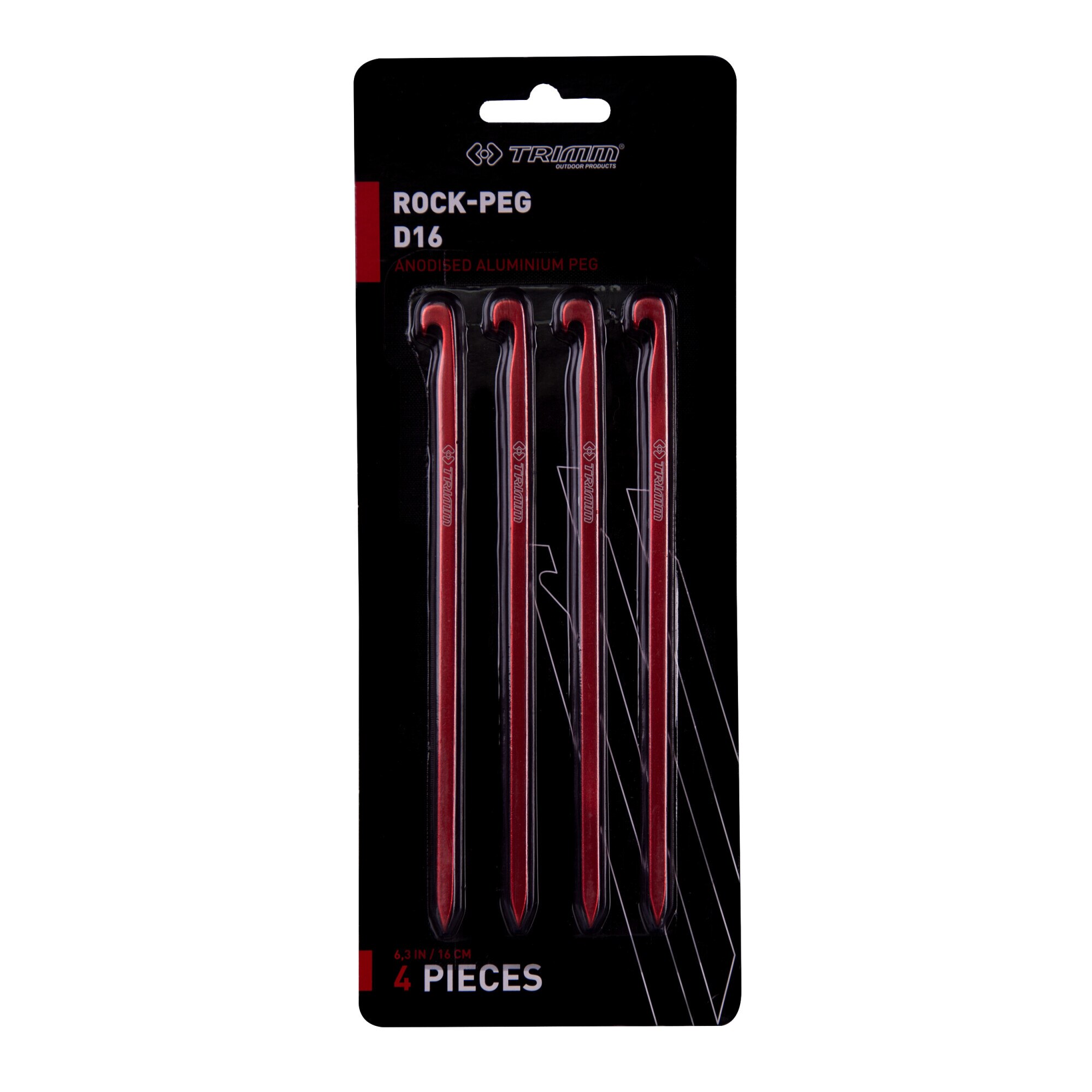 Cuie cort Trimm Rock, 16cm, 4 bucati