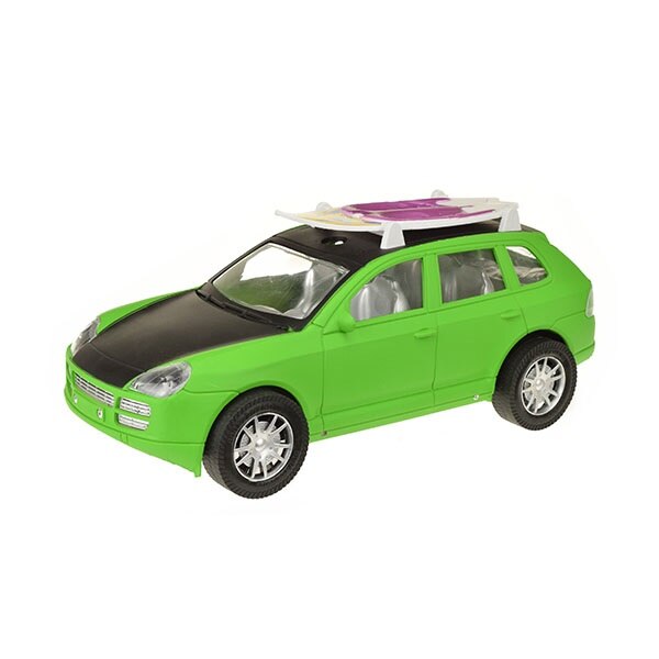Masina friction cu placa de surf, Toi - Toys, verde, +3 ani