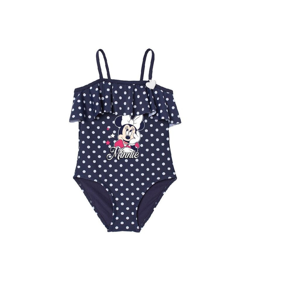 Costum de baie, intreg, Minnie, mov cu stelute