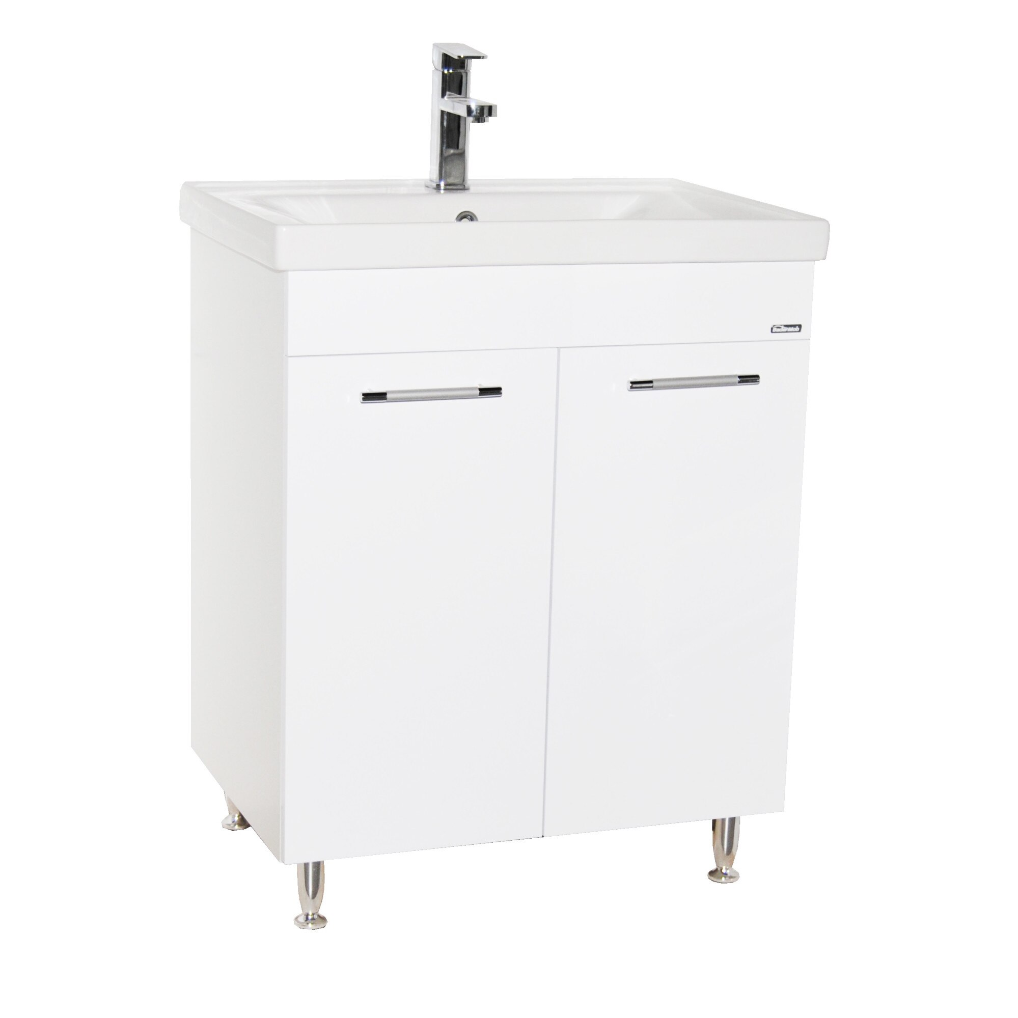 Baza si lavoar , Badenmob , seria 754 - 55cm , Alb