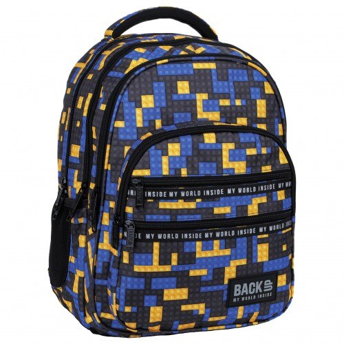 Rucsac scoala, backup M 52 blocuri, multicolor