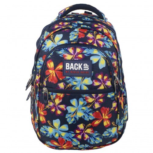 Rucsac scoala, backup B 2 FLORI, multicolor