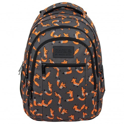 Rucsac scoala, backup , O 39 vulpile rosii, multicolor