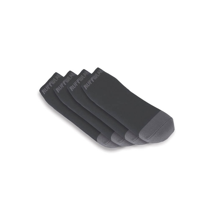 Sosete pentru caini - Ruffwear - Bark'n Boot - Gri - 4 buc - 38-44 mm