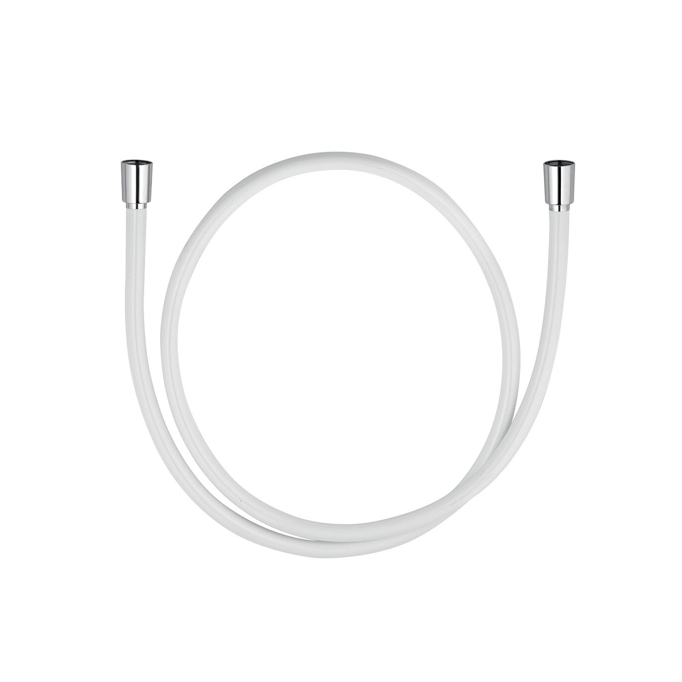 Furtun dus Kludi Suparaflex 6107291-00, Flexibil, Finisaj alb, 1.6 m