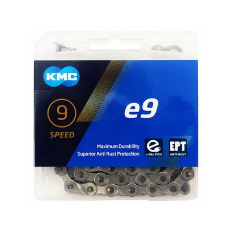 Lant KMC e9 speed e-bike 1/2x11/128 136L gri