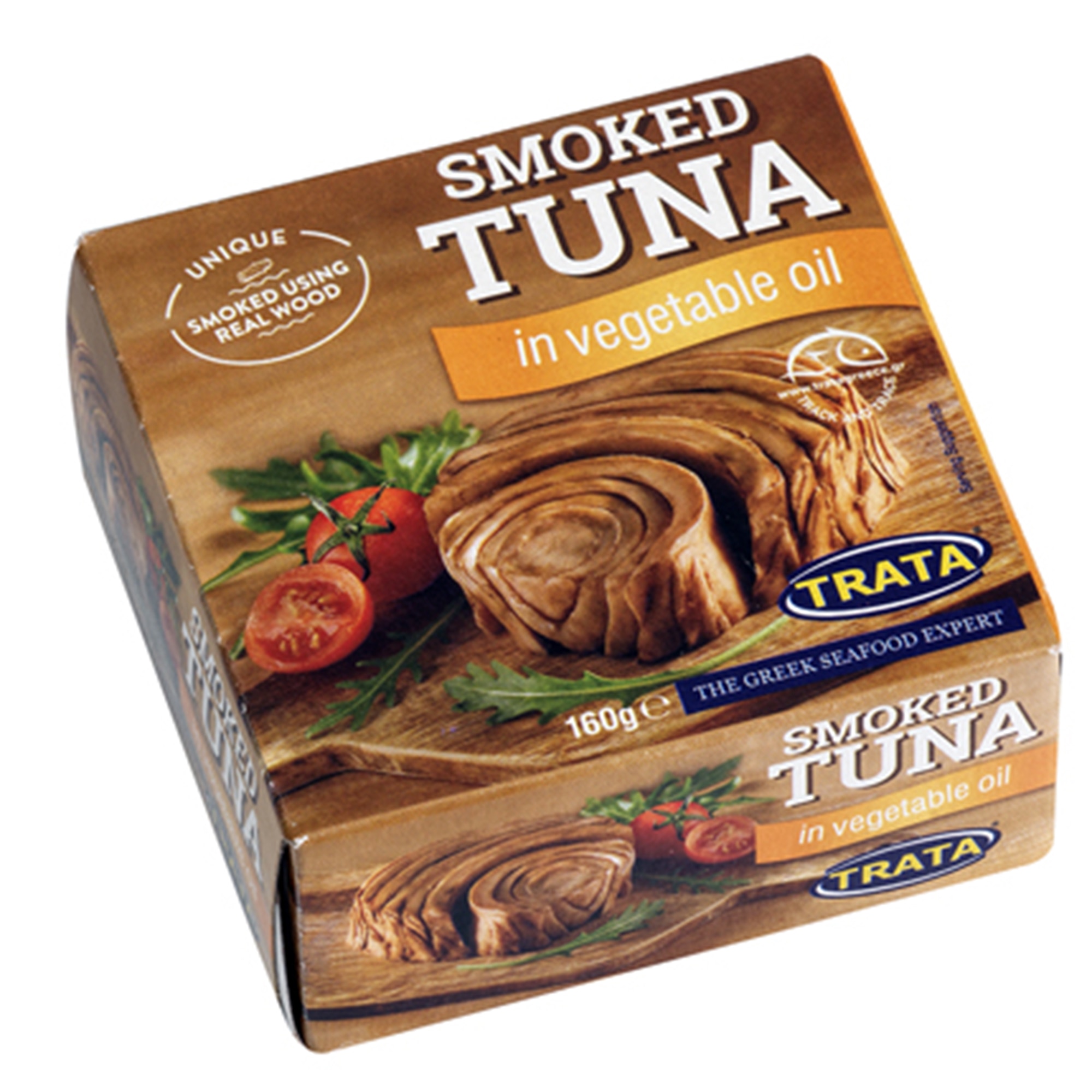 Ton afumat in ulei vegetal Trata, 160g
