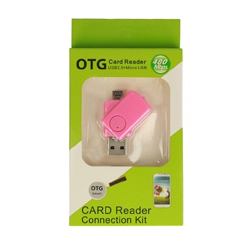 Adaptor OTG USB 2.0 - MicroUSB (Roz) Adaptor OTG USB 2.0 - MicroUSB (Roz)