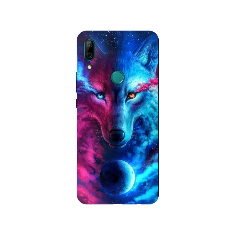 Husa Silicon Soft Upzz Print Compatibila Cu Huawei P Smart Z Model Wolf