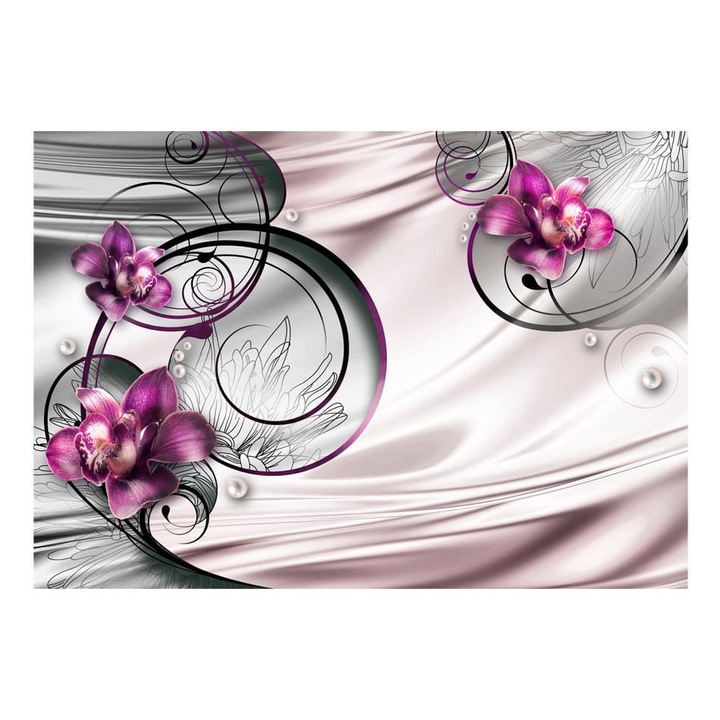 Nem szőtt tapéta nappaliba, hálószobába, örömhullám - 250cm X 175cm, Használati útmutató, ragasztó