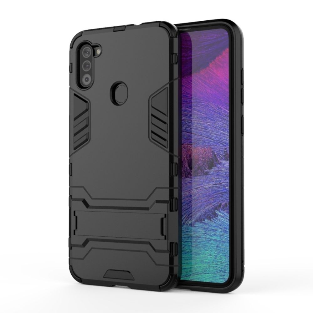 Husa Lemontti Shockproof Case compatibila cu Samsung Galaxy A11, Black