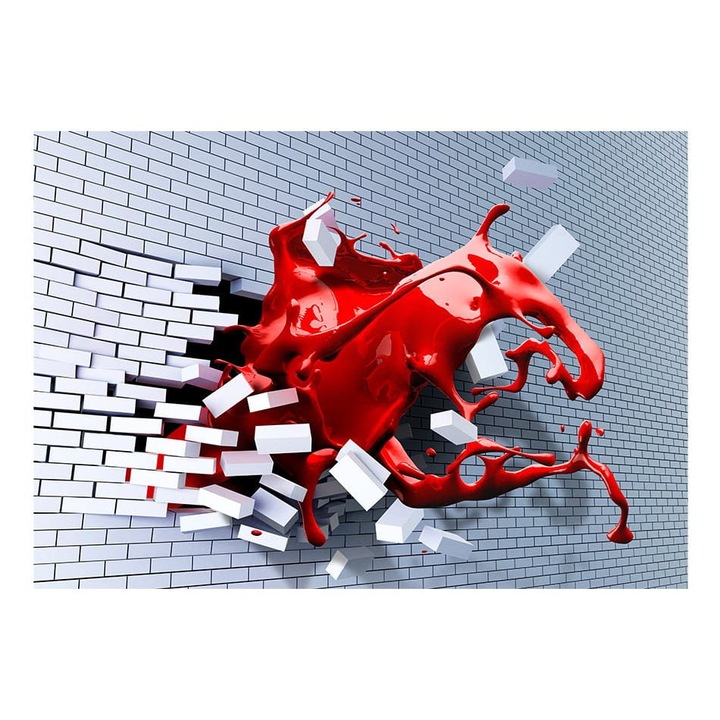 Nem szőtt tapéta nappaliba, hálószobába, Scarlet Venus - 300cm X 210cm, Használati útmutató, ragasztó