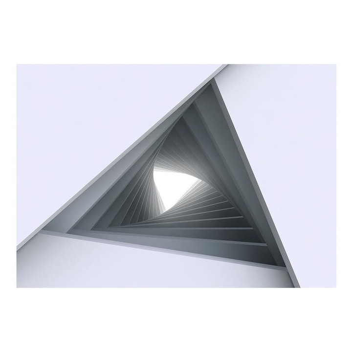 Nem szőtt tapéta nappaliba, hálószobába, alagút a jövőbe - 150cm X 105cm, Használati útmutató, ragasztó