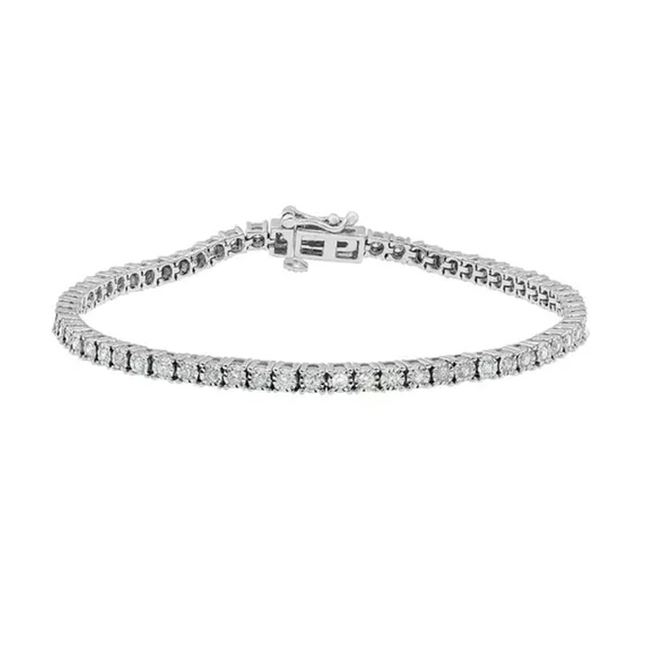 Диамантена гривна The Veuer *16453951-1-26-331, 1 Карат, Сребрист