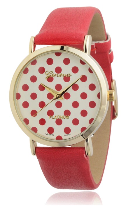 Ceas de dama, Geneva, Rosu